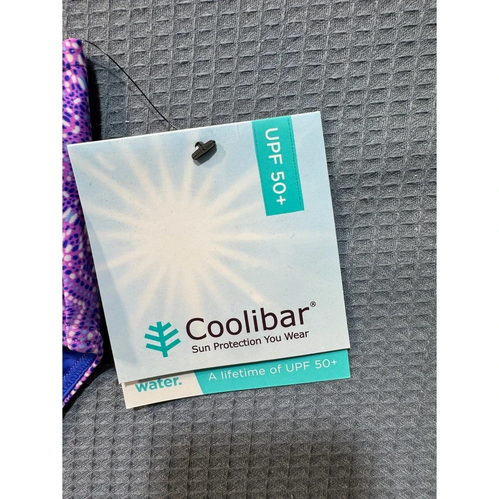 Coolibar Swim Bottom Womens XS Purple Mosaic UPF 50+ 03301-596-51